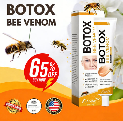 👨‍⚕️ Made and Shipped from US🏆 10,000 Sold This Month✨🎁✅  Botox Bee Venom Wrinkle Removal Cream