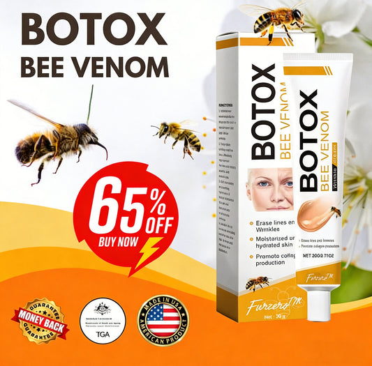 👨‍⚕️ Made and Shipped from US🏆 10,000 Sold This Month✨🎁✅  Botox Bee Venom Wrinkle Removal Cream