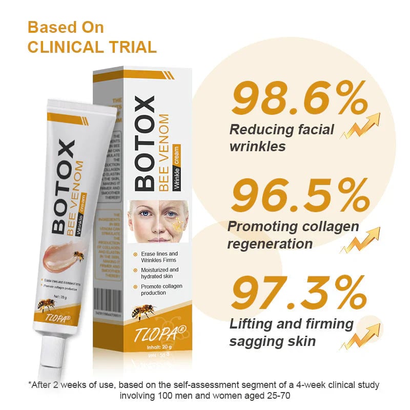 👨‍⚕️ Made and Shipped from US🏆 10,000 Sold This Month✨🎁✅  Botox Bee Venom Wrinkle Removal Cream