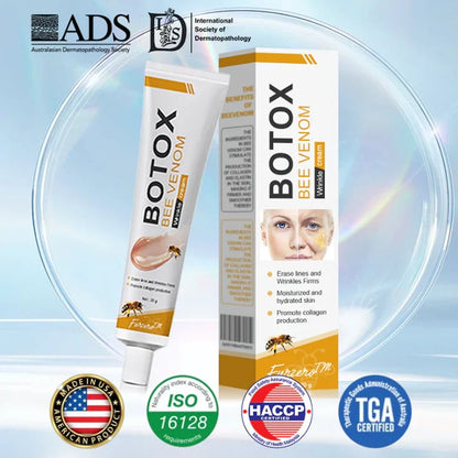 👨‍⚕️ Made and Shipped from US🏆 10,000 Sold This Month✨🎁✅  Botox Bee Venom Wrinkle Removal Cream